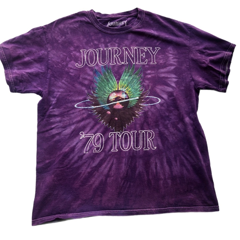 JOURNEY ‘79 Tour purple tie dye T-shirt